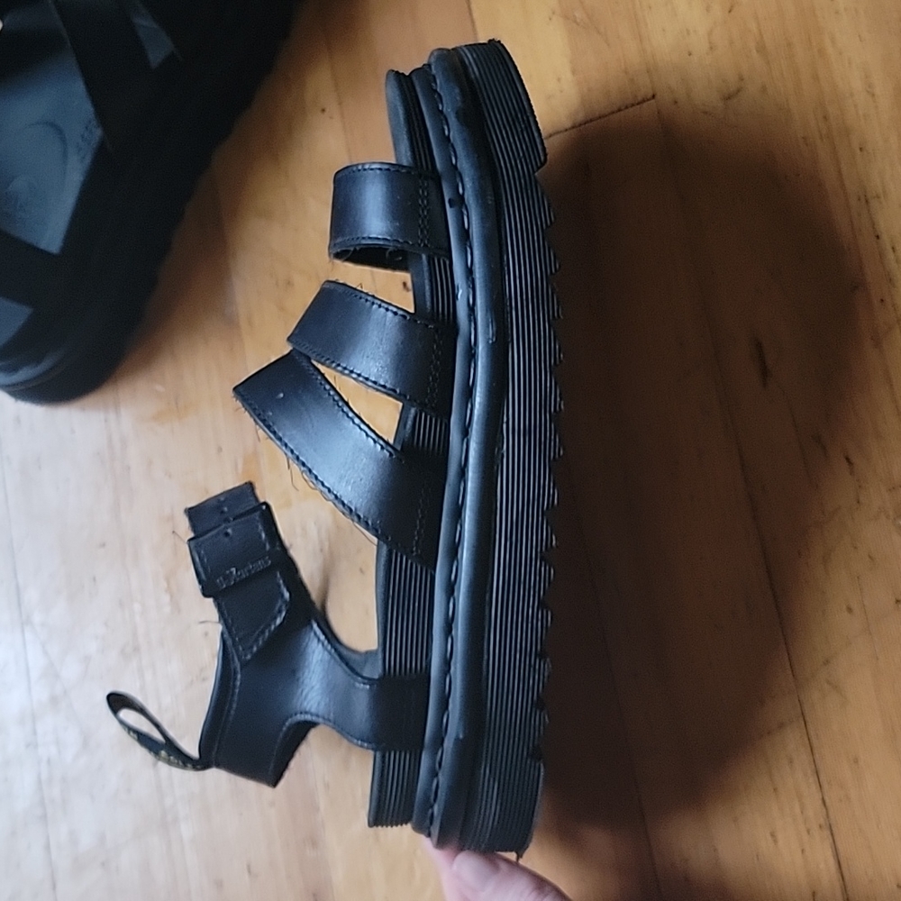 Dr. Martens Platform Leather Blaire Sandals